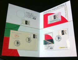 Cartella filatelica del Compasso d'Oro